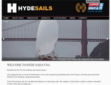 Tablet Screenshot of hydesails.us