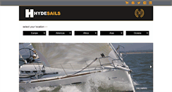 Desktop Screenshot of hydesails.com